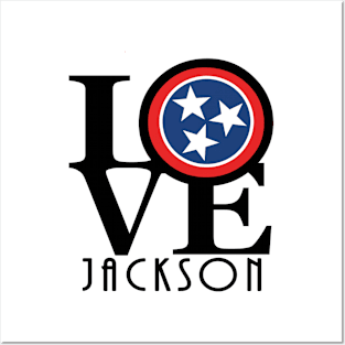 LOVE Jackson Tennessee Posters and Art